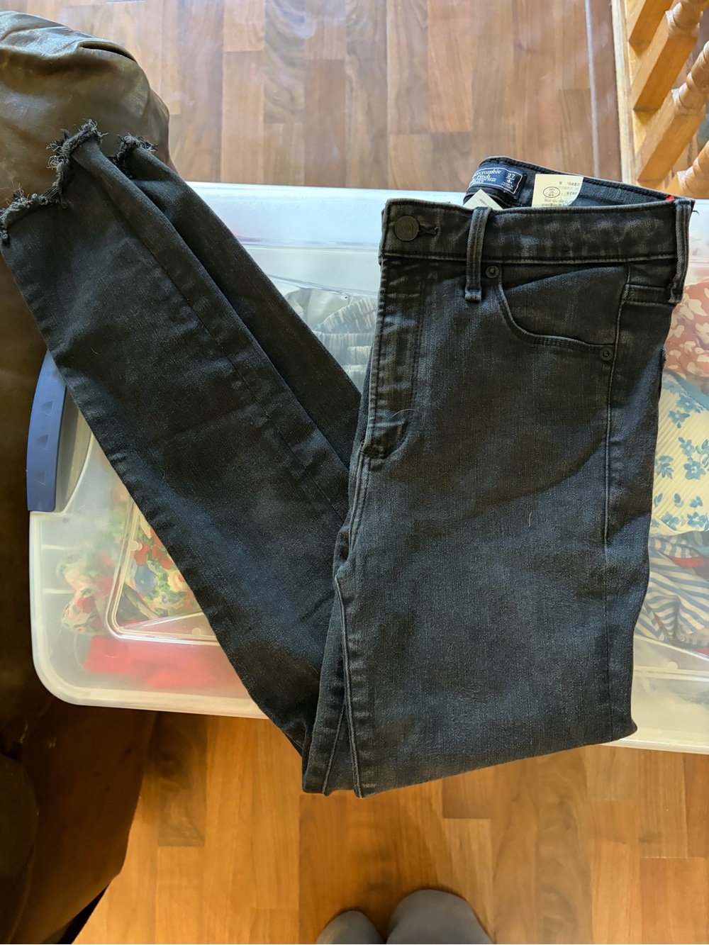 Abercrombie & Fitch Black Skinny Jeans